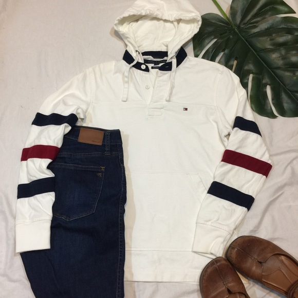 Tommy Hilfiger Tops - ⬇️TOMMY HILFIGER | sporty hooded sweatshirt